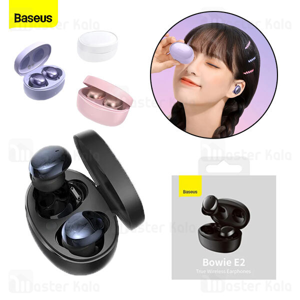 هندزفری بلوتوث دوگوش بیسوس Baseus E2 Bowie True Wireless Earphones NGTW090001